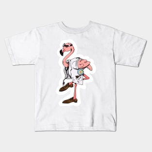 Doctor Flamingo Kids T-Shirt